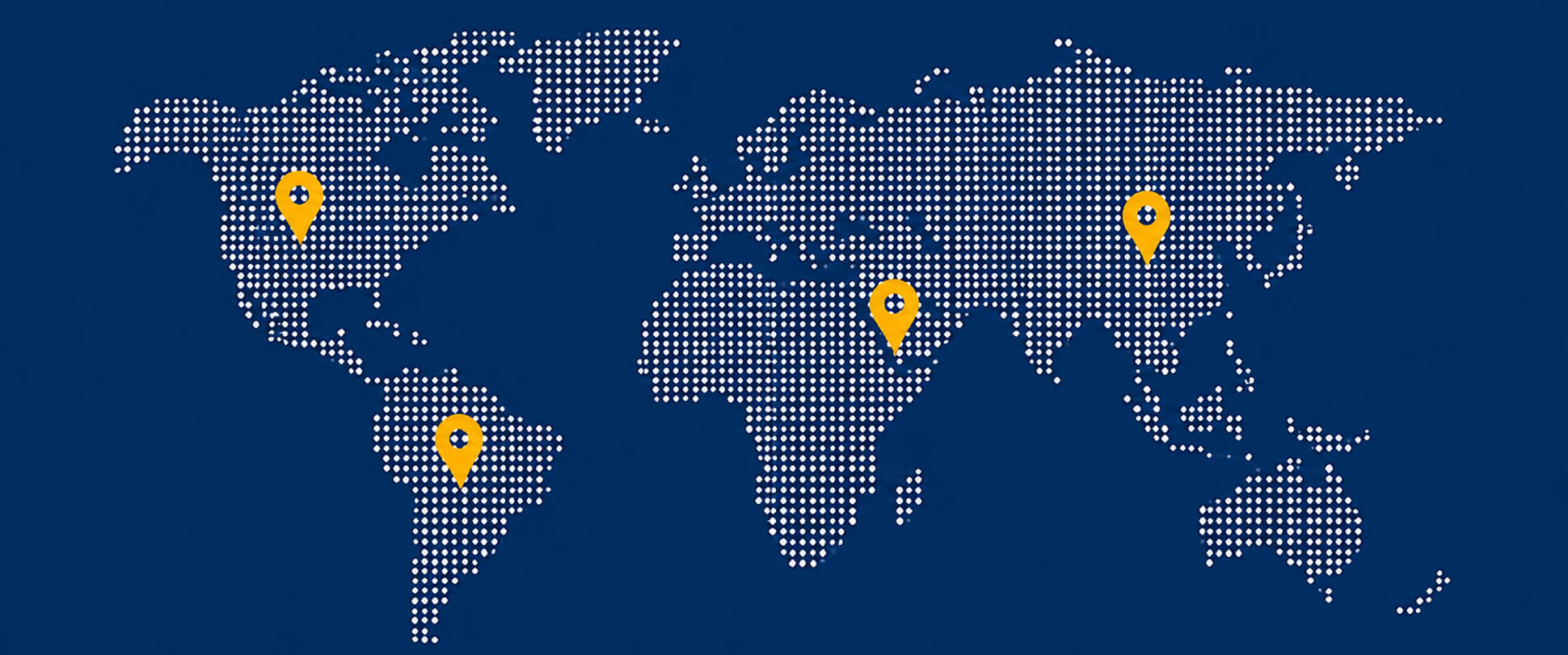 Carte du monde illustrant le réseau international des clubs et ambassadeurs OSE