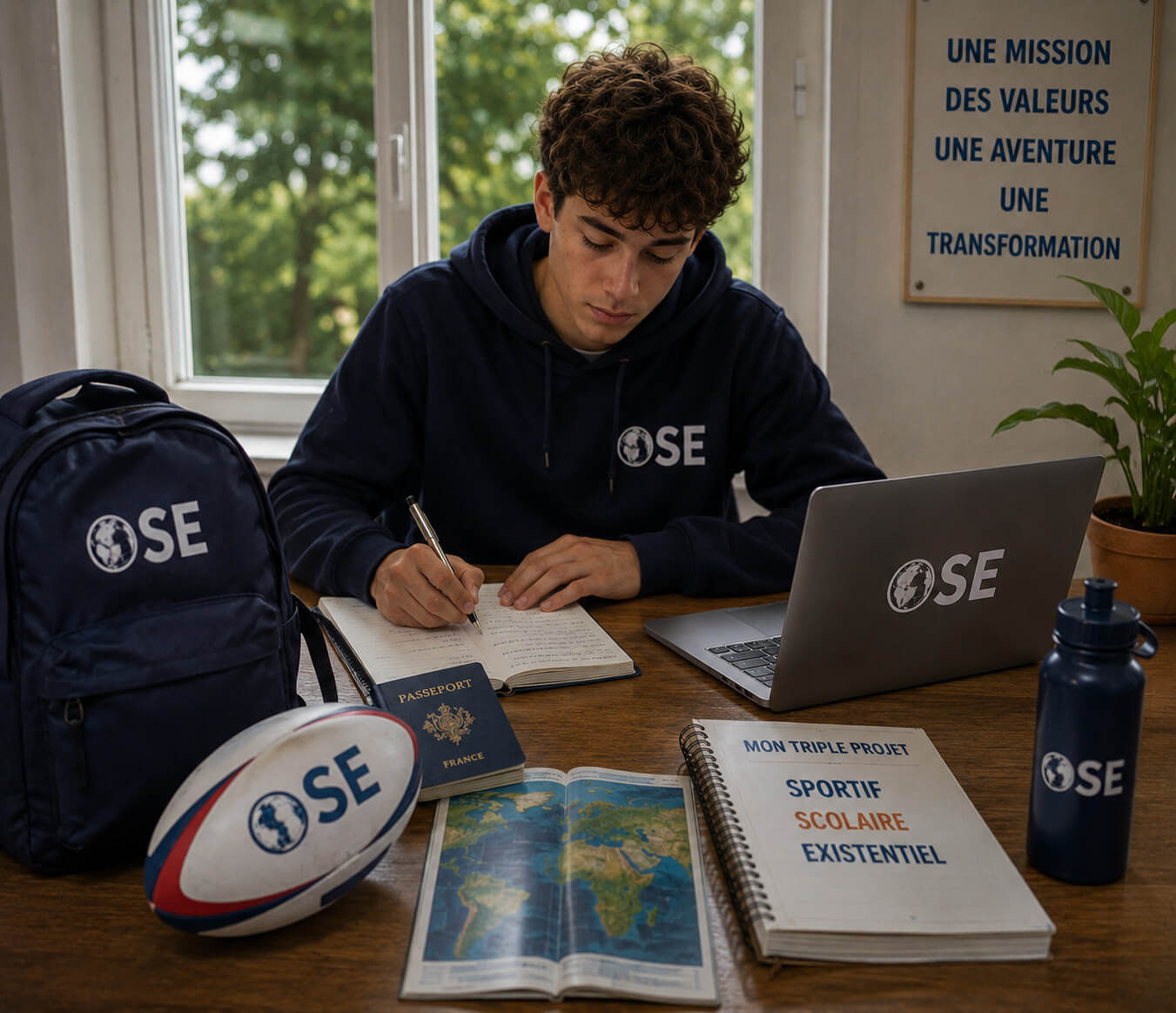 Jeune ambassadeur OSE préparant son départ - une mission, des valeurs, une aventure, une transformation